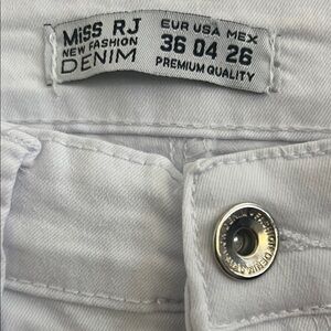 Miss RJ White Denim Jeans
